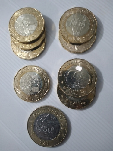 Monedas Conmemorativas De $20 