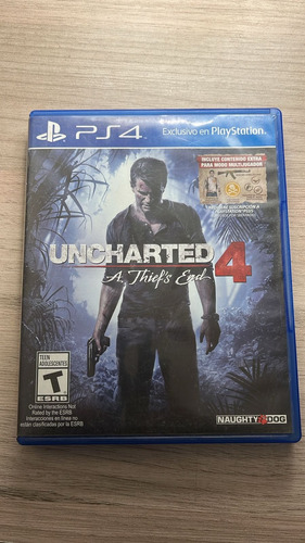 Uncharted 4: A Thief's End Ed. Estándar Ps4 Físico (Usado)