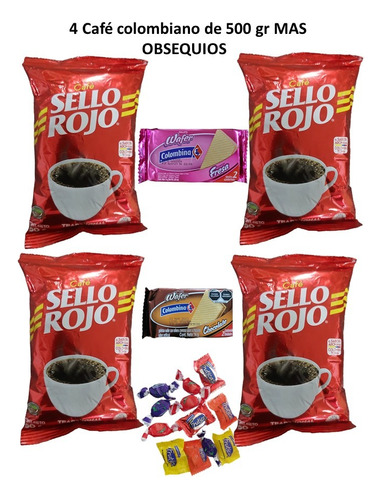 Café Colombiano Sello Rojo Dos Kilos Col8