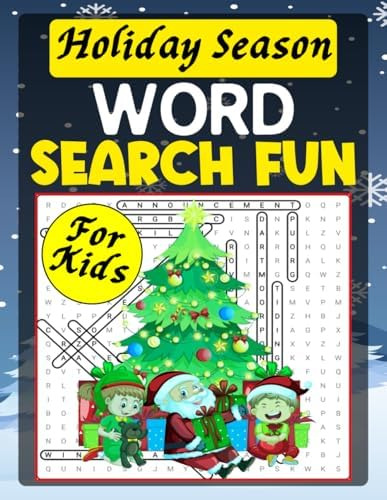Libro: Holiday Season Word Search Fun For Kids: Enhance Your