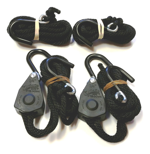 Kit 2 quickie 1 4  Original Tie-downs Cuerda 2 pcs 12 ft