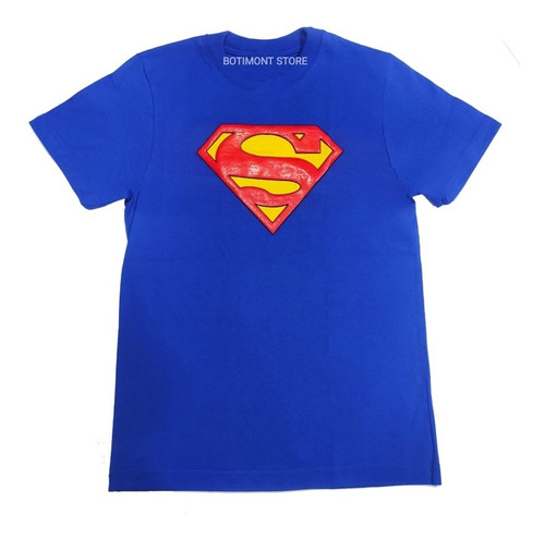 Camiseta Superman, Niño Superhéroes Dc Colección 