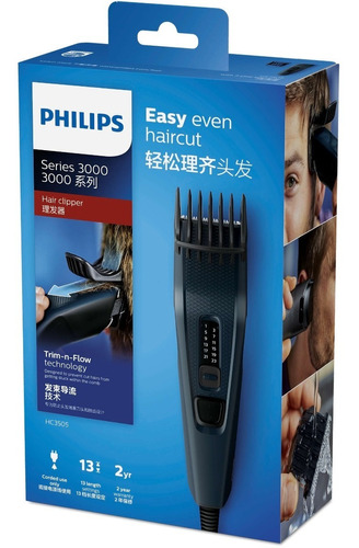 Cortadora De Cabello Philips Hc3505/15 Cortapelo Con Cable