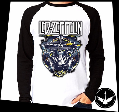 Manga Longa Led Zeppelin Banda Rock Camisa Blusa Comprida 01