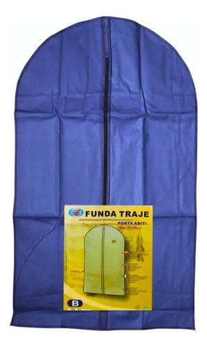 Funda Protectora Para Trajes Ternos - 60 X 100 Cm Azul