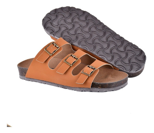 Imagen 5 de 7 de Sandalia Dama Huarache Mujer Chanclas Cafe Comoda Estilo