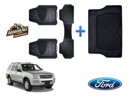 Tapetes Uso Rudo + Cajuela Ford Explorer 2006 A 2010 Armor