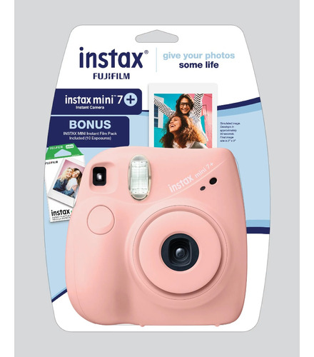 Cámara Instantánea Fujifilm Instax Mini 7+ Plus Con 10 Fotos