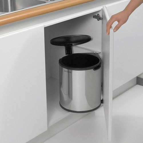 Tobo Basura Papelera De Acero Inoxidable Cocinas Empotradas