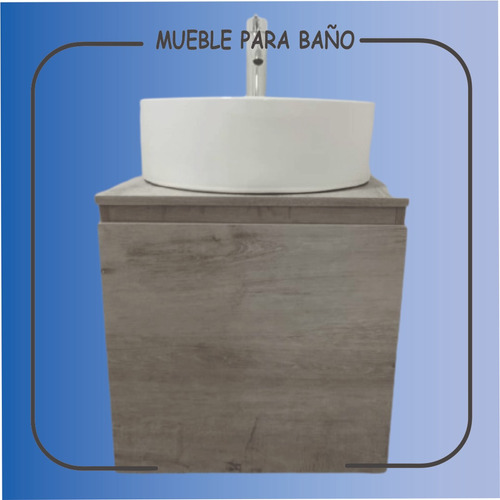 Mueble Para Baño Con Lavamanos, Aéreo, Moderno 010