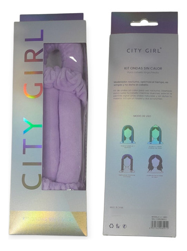 Kit De Ondas Sin Calor Rizador Rollos Rulero City Girl Varios