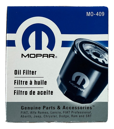 Filtro Aceite Mopar Spirit 1990 1991 1992 1993 1994 1995 