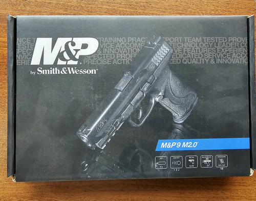 Pistola De Co2 - Smith & Wesson Mp9 2.0 Umarex Blowback