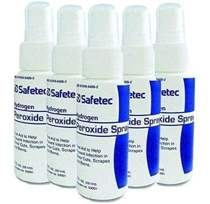 3% De Peróxido De Hidrógeno Antiséptico Viaje Aerosol 2 Oz B