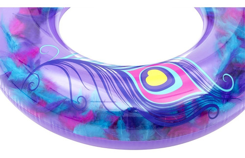 Imagen 2 de 6 de Flotador Aro Plumas Fashion Inflable Bestway 36154