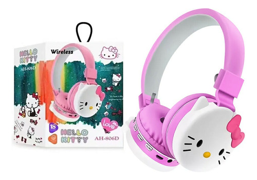 Audífonos Inalámbricos Hello Kitty Bluetooth Mp3