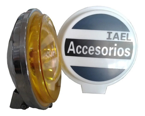 Faro Auxiliar 4x4 Metalico Cromado Con Tapa Pvc