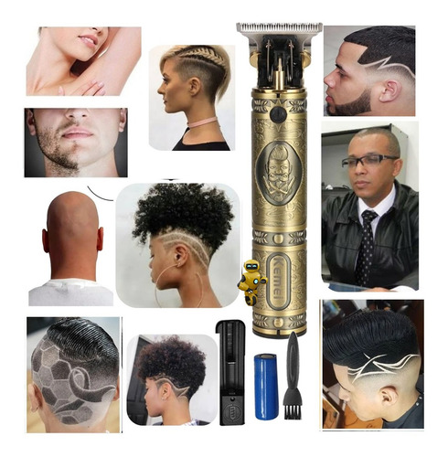 Imagem 1 de 6 de Maquinha Aparador Perfect Barber Acabamento Cabelo Barba
