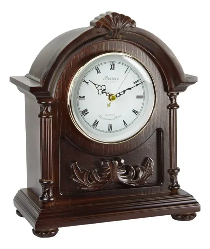 Reloj Mesa Madera Campanilla