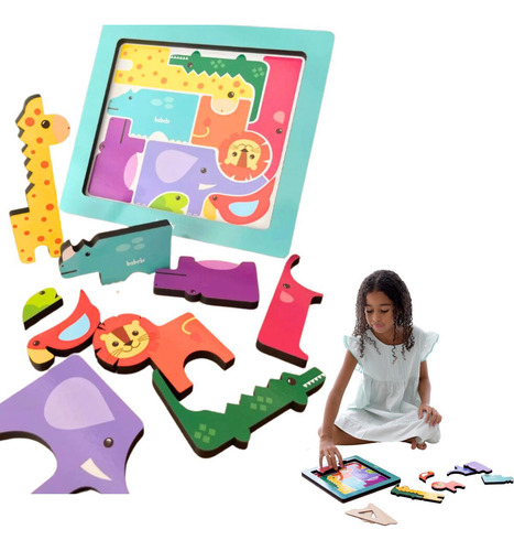 Brinquedo Educativo Montar Encaixar Criança Autismo +3 Anos