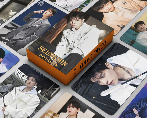 55 Photocards Stray Kids - Seungmin Edition