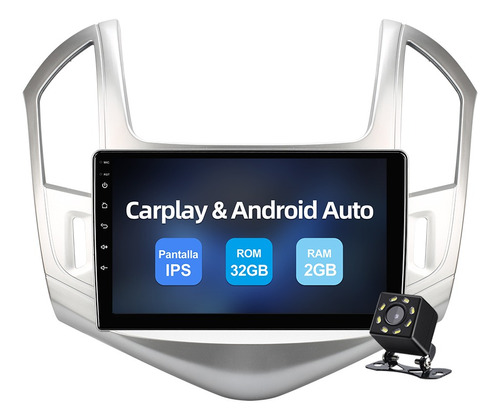 Estéreo 2+32g Carplay Para Cruze Chevrolet 2013-2015 Gps Rds