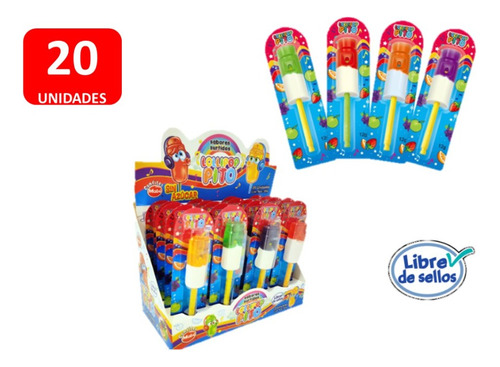 Caja Dulce Lolli Pop Pito (20 Unidades) Dulce Cumpleaños