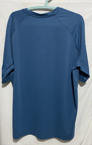 Playera Deportiva George L Hombre Azul Petróleo (Usado)