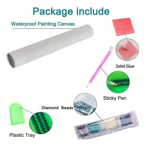 F Kits De Pintura De Diamante Wolverine 5d Diy 30×40cm