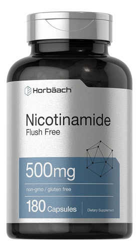 Nicotinamida Nicotinamide Vitamina B3 Flush Free Capsulas 