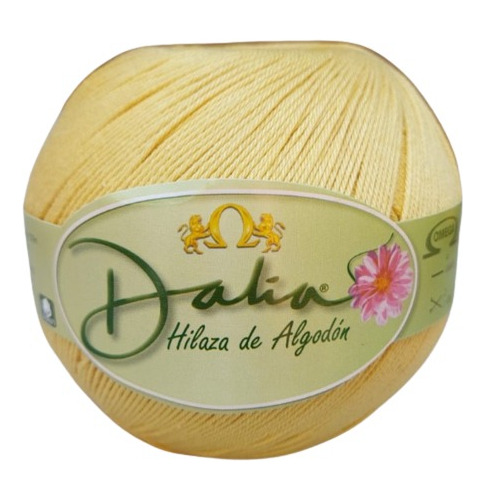 Hilaza Dalia 100% Algodón Color Amarillo suave