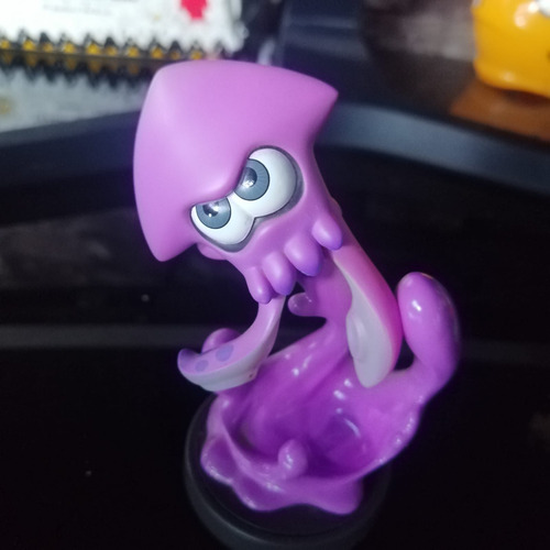 Amiibo Splatoon Inkling Squid Purple Morado (Usado)