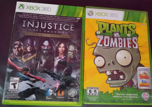 Injustice Y Plantas Vs Zombies Xbox 360 