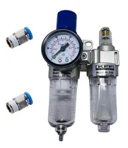 Comprar Conjunto Lubrifil 1\u002F4 Regulador Lubrificador Ar Conexão 8mm