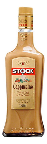 Licor Fino Stock Gold Sabor Cappuccino 720ml - Original