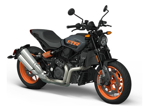 Forro Moto Broche + Ojillos Indian Ftr Orange 2019