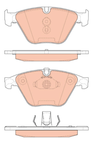 Pastilha De Freio Dianteira Bmw Serie 6 Conversivel 640i 20