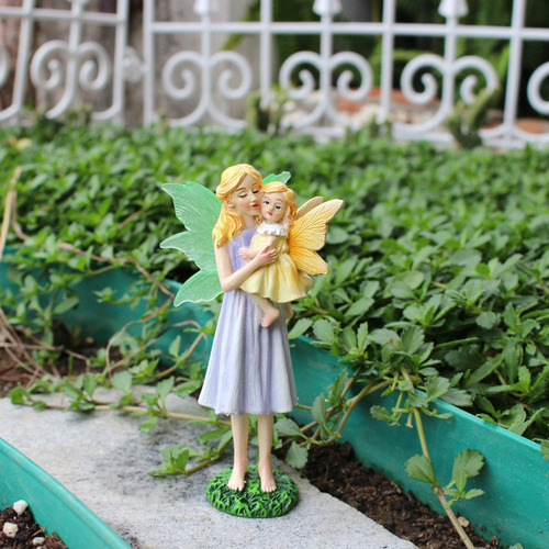 De Hadas De Flores, Adorno De Jardín, Escultura De