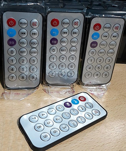 Imagen 1 de 2 de Control Remoto Módulos Usb Bt Radio
