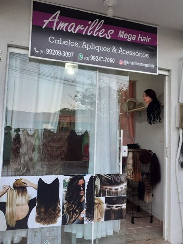 Imagem 1 de 1 de Mega Hair, Cabelos Orgânico / Natural E Acessórios