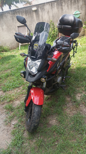 Honda Nc 700x 2013 Com Abs . Com:protetor De Moto Carenagem