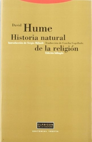 Historia Natural De La Religion - David Hume, De David Hume. Editorial Trotta En Español