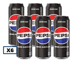 Pepsi Zero 355ml Six Pack