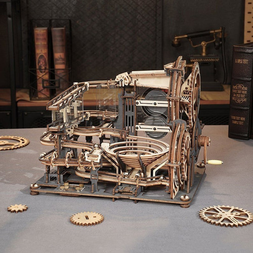 Modelo Rokr Lga01 De Circuito De Canicas 3d D/madera, 294 Pz