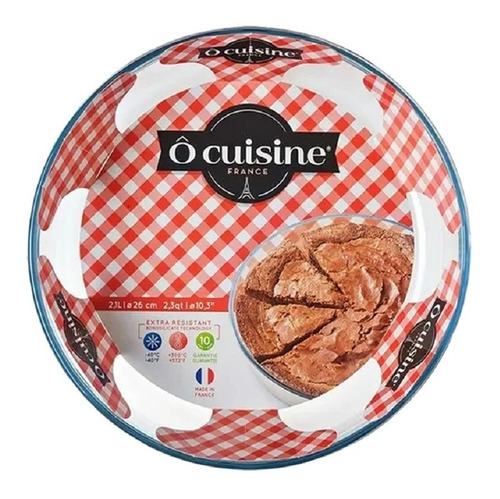 Imagen 2 de 4 de Tortera De Vidrio Templado Le Cuisine Bakewere 2.1 L