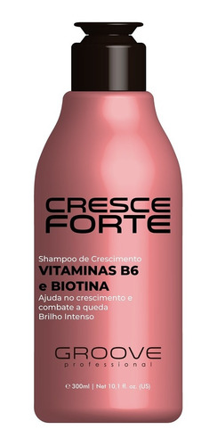 Shampoo Crecimiento Anticaída Biotina Vitamina B6 Groove 