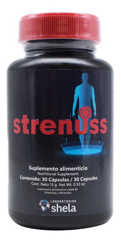 Strenuss Shela Auxiliar En Problemas Prostáticos 30 Cápsulas Sabor Sin sabor