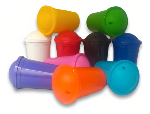 Vasos Plasticos Milkshake Souvenirs Cumples (x50 Unidades)