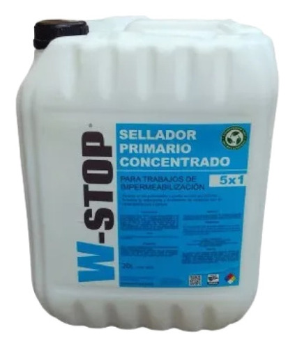 Sellador W-stop Primario Concentrado 20 L Impermeabilizar