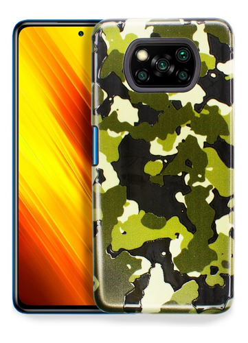 Forros Army Case Estuche Protector Redmi Poco X3